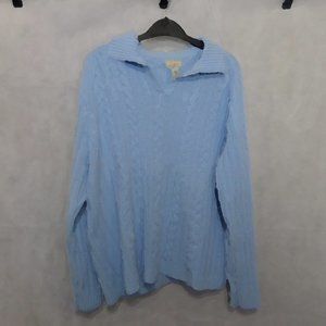Classic Elements light blue sweater size L 14-16